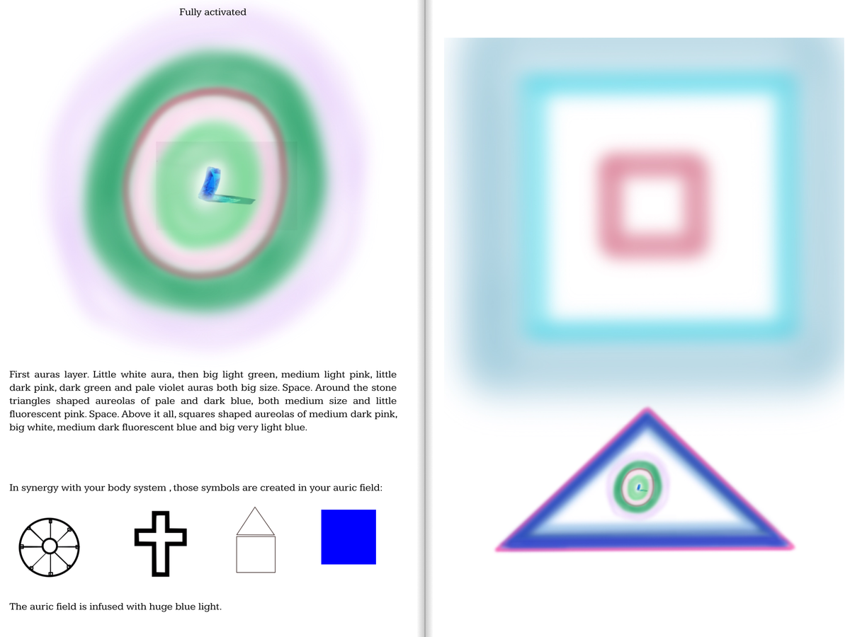 Auras of the Electric blue Andara.